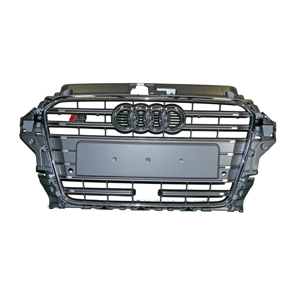 GENUINE FRONT GRILLE FOR Audi S3 8V 12/2013-5/2016 Platinum grey HATCH