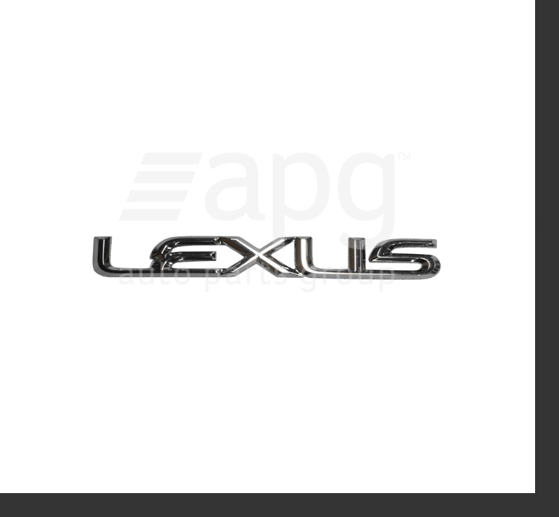 Genuine REAR BADGE EMBLEM FOR LEXUS 7/2014-9/2017