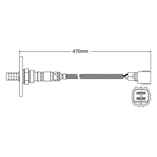 NEW Exhaust O2 Oxygen Sensor FOR Toyota Hilux Surf 3.0L V6 (3VZE, 1991â€“1995)
