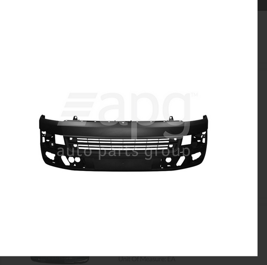 GENUINE FRONT BUMPER BAR FOR VOLKSWAGEN TRANSPORTER 5/2013-12/2015 BLACK