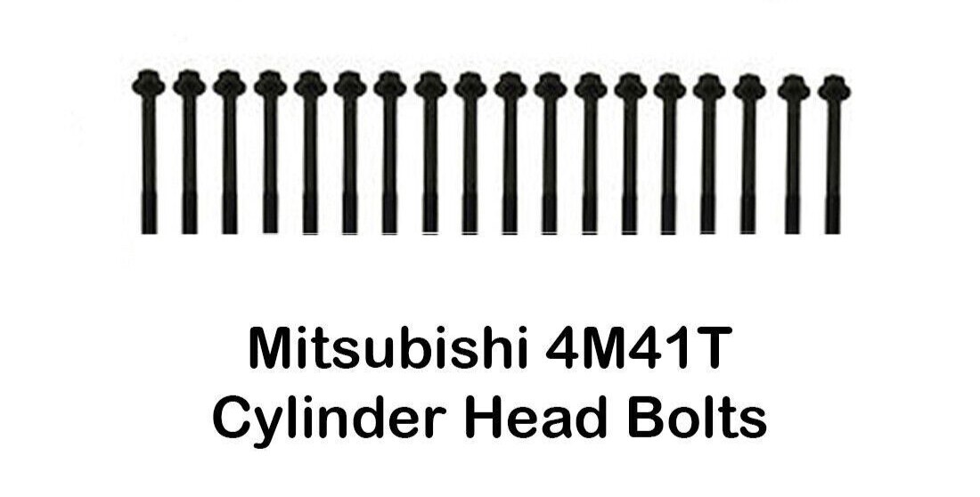 NEW Cylinder Head Bolts Set FOR Mitsubishi 4M41T Pajero NM NP 4 Cyl 16V