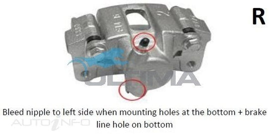 Brake Caliper Disc Caliper RIGHT REAR FOR TOYOTA Prado 120/150 Series