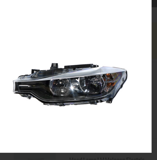 NEW LEFT HEADLIGHT FOR BMW 3-SERIES F30-31 11/2011-6/2013 HALOGEN ELECTRIC ADJUS