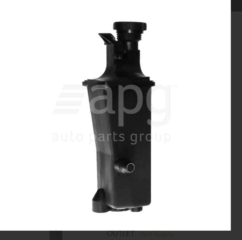 NEW RADIATOR BOTTLE FOR BMW E46 8/1998-5/2005 1.8L-3.2L PETROL HAS SIDE OUTLET