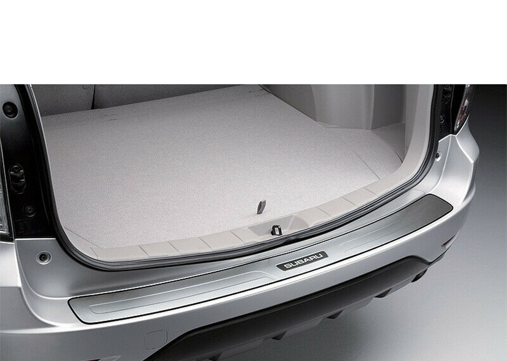 Genuine Rear BAR TOP Stainless COVER STEP FOR Subaru Forester S3 3/2008-8/2012