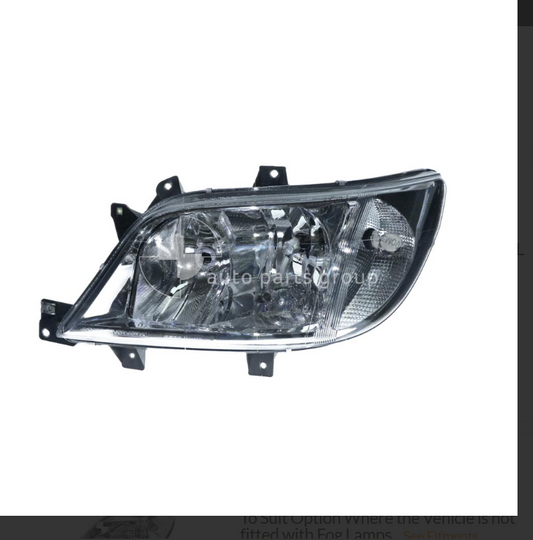 NEW LEFT HEADLIGHT FOR MERCEDES-BENZ SPRINTER VAN 3/2003-9/2006