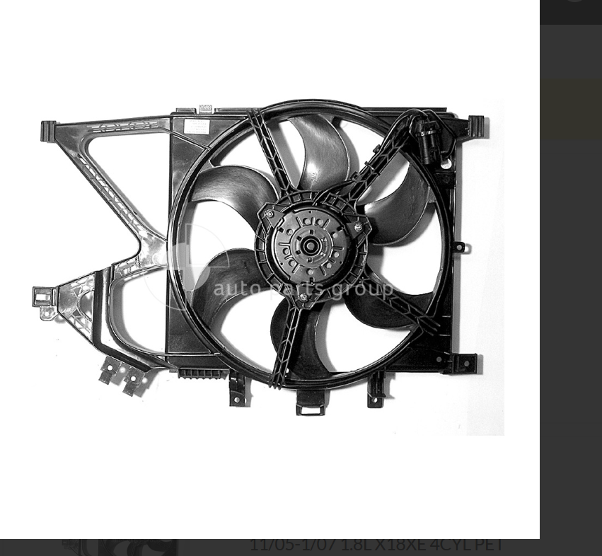 NEW COMPLETE RADIATOR FAN FOR HOLDEN TIGRA 3/01-9/11 1.4L, 1.6L & 1.8L 3/5DR