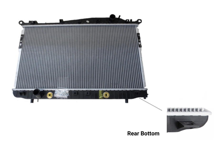 NEW RADIATOR FOR HOLDEN EPICA EP 03/2007-2011 BRACKETS ARE PIN MOUNT TYPE FOR AC