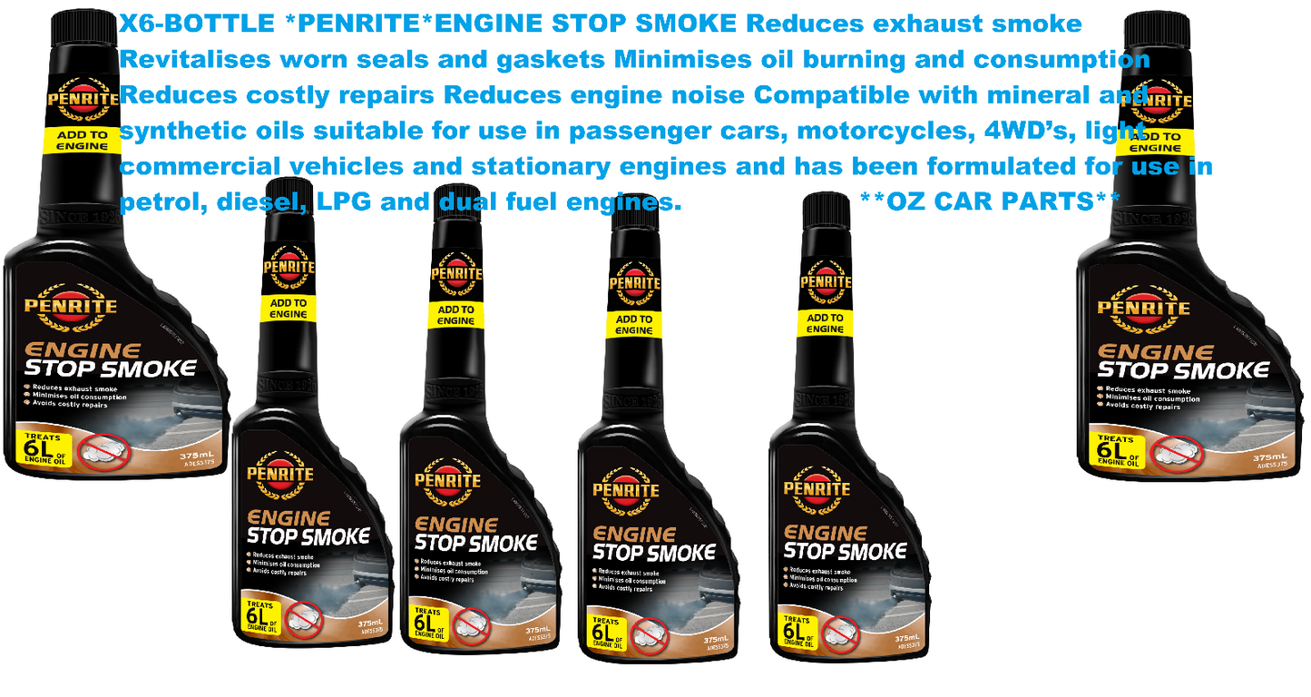 X6-BOTTLE ENGINE STOP SMOKE  *PENRITE* ADESS375