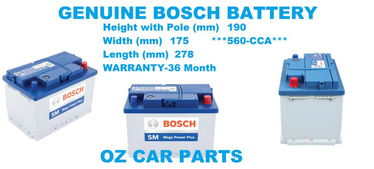 GENUINE BOSCH BATTERY FOR Audi A3 A4 A6 S3 TT WARRANTY-36 Month