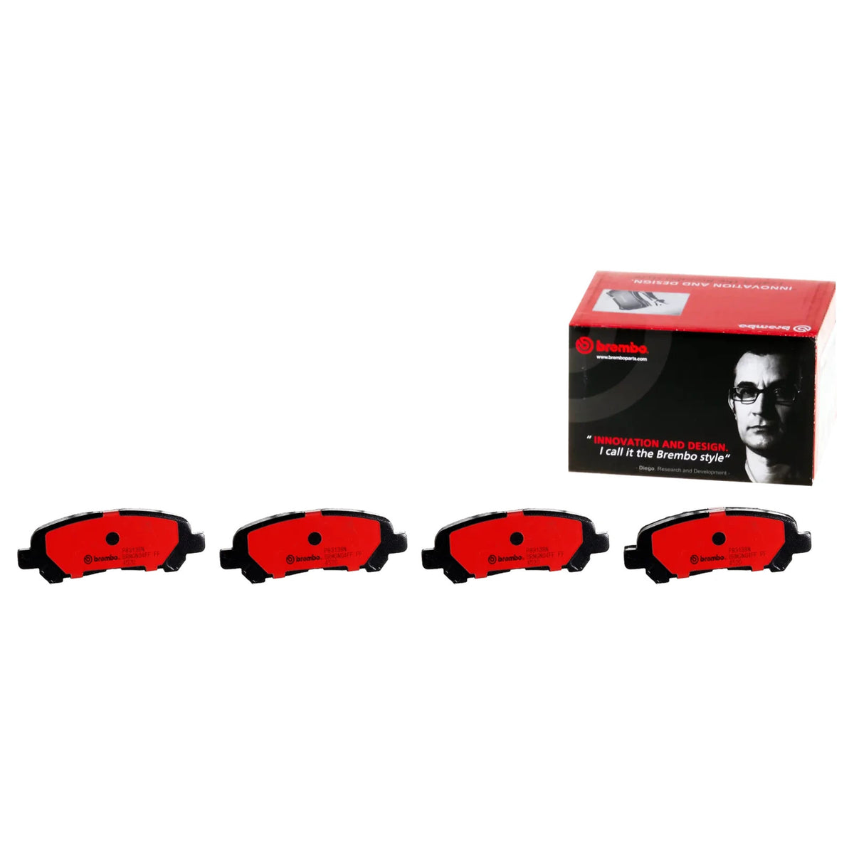 Brembo REAR Brake Pad Set For Toyota Kluger 3.5L (GSU40R / GSU45R) 2007-2014