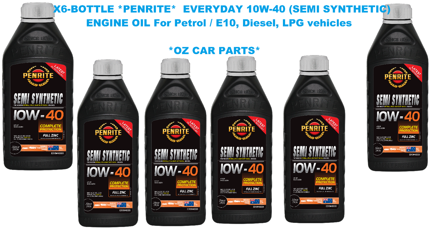 X6- ENGINE OIL *PENRITE* ED10W40001  EVERYDAY 10W-40 (SEMI SYNTHETIC)