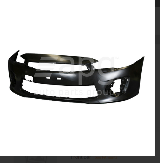 GENUINE FRONT BAR COVER BUMPER FOR Mitsubishi Lancer CF 11/15-12/17 4/5DR W/O SE