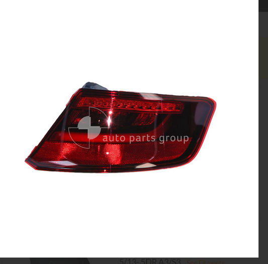 NEW DRIVER RIGHT SIDE TAIL LIGHT FOR Audi A3 5/2013-5/2016 5-DOOR A3/S3 LED