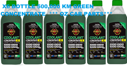 X6-BOTTLE GREEN CONCENTRATE COOLANT GREEN Anti-Freeze PENRITE COOL500GREEN001