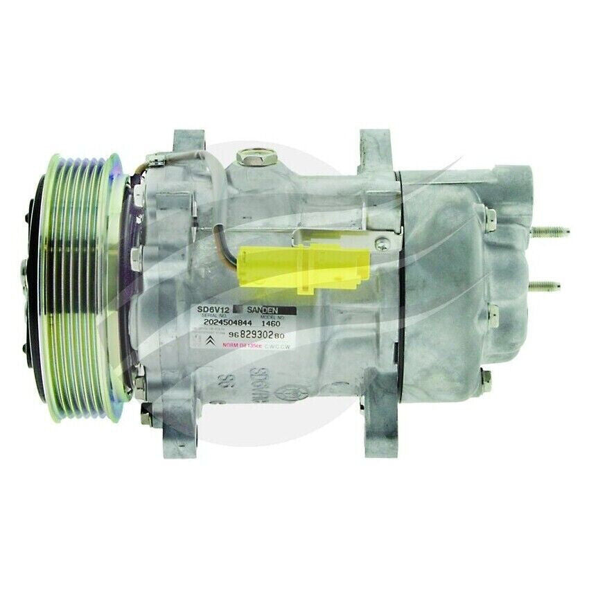 NEW AC AIRCON Compressor fits Peugeot 307 1.6L 2L Hdi Diesel 12/2001-6/2008 S..