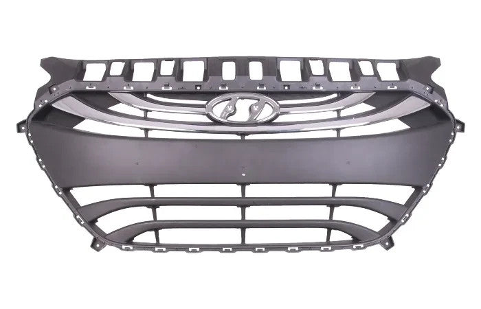 NEW FRONT BAR GRILLE FOR HYUNDAI I30 GD 05/2012-11/2014 WITH 2-CHROME MOULD TYPE