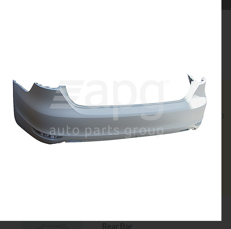 GENUINE REAR BAR COVER BUMPER FOR Volkswagen Jetta 2/2011-2/2015