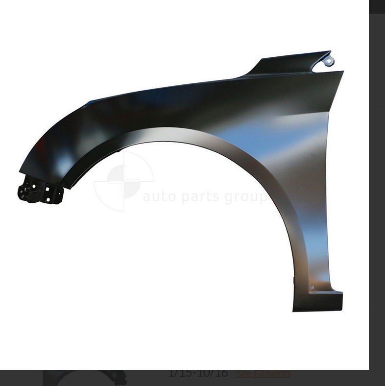 GENUINE LEFT FRONT GUARD FOR HOLDEN CRUZE 1/2015-10/2016 WITHOUT INDIC ...