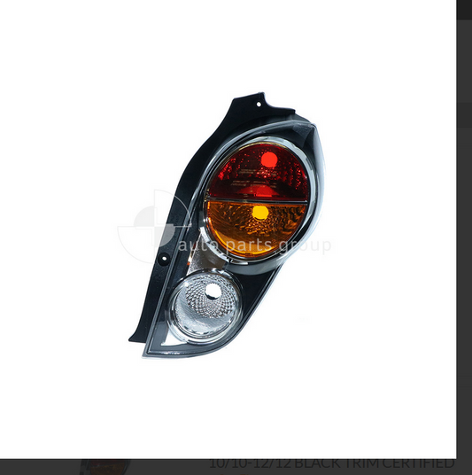 GENUINE RIGHT TAIL LIGHT FOR HOLDEN BARINA SPARK MJ HATCH 10/10-12/12 BLACK TRIM