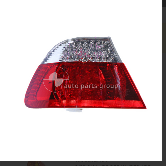 NEW PASSENGER TAIL LIGHT LAMP FOR BMW E46 3/2003-2005 2-DOOR COUPE CLEAR/RED LED