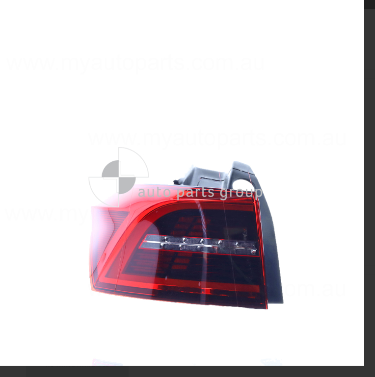 GENUINE LEFT TAIL LIGHT FOR VW PASSAT B8 206TSI R-LINE 4DR WAGON 5/2016-ON LED