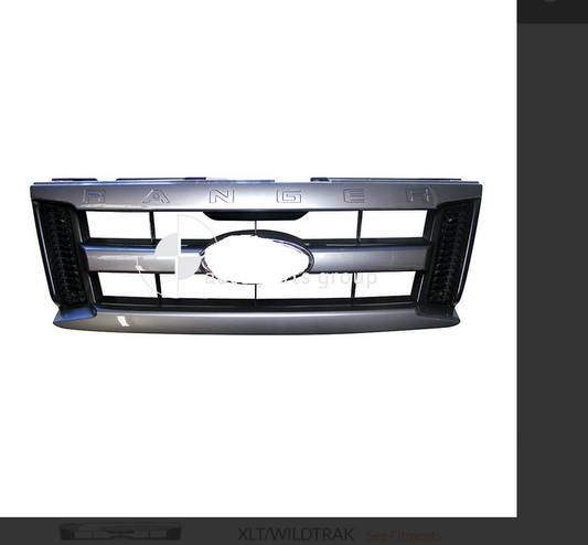 NEW FRONT UPPER GRILLE FOR FORD RANGER XL 4/2009-9/2011