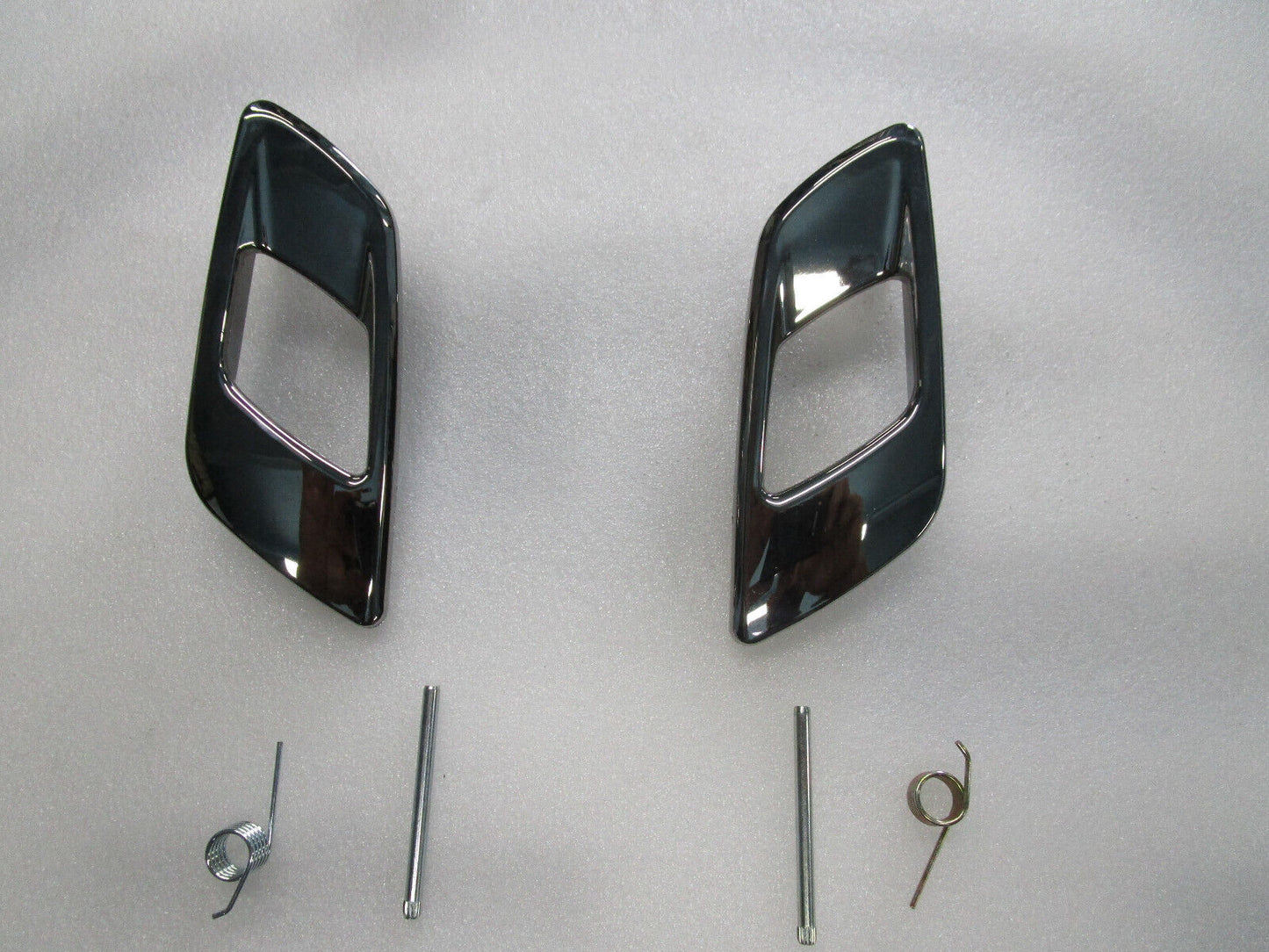 X2 DARK CHROME PAIR FRONT INNER DOOR HANDLE FOR FORD RANGER PX EVEREST 2012-2021