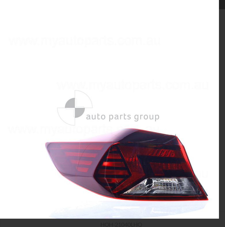 NEW LEFT TAIL LIGHT FOR HYUNDAI ELANTRA AD SERIES-2 SEDAN 10/2018-07/2020