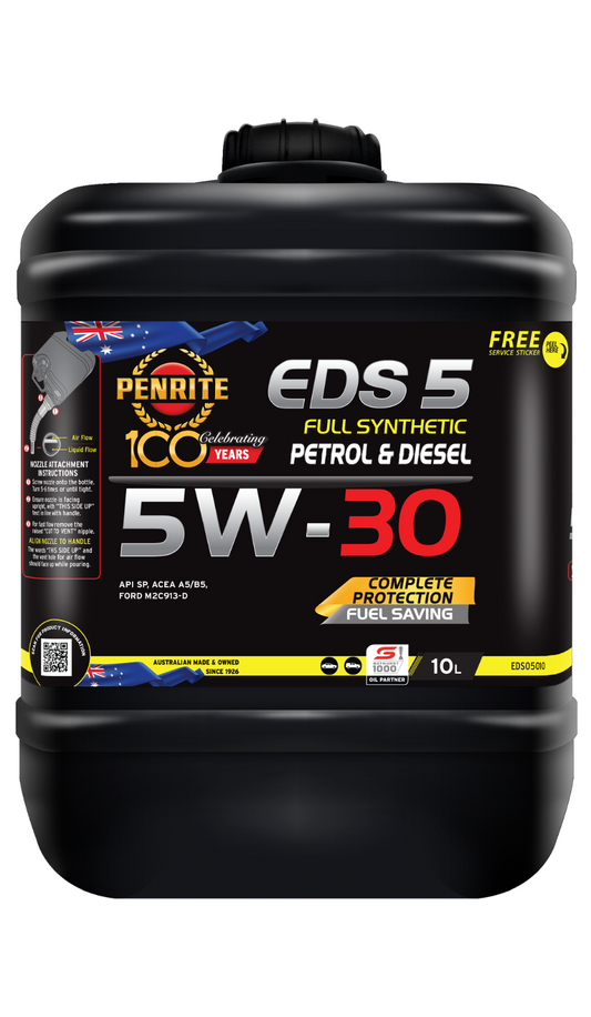 10-Litre ENGINE OIL *PENRITE* EDS05010  EDS 5 (FULL SYNTHETIC) SAE 5W-30