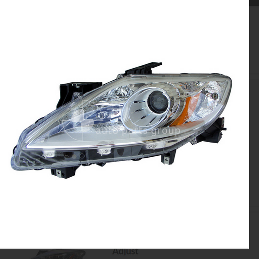 GENUINE LEFT HEADLIGHT FOR MAZDA CX-9 TB 7/2011-12/2012 PROJECTOR CHROME TYPE