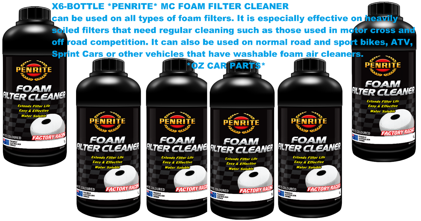 X6 PACK *PENRITE* MCFFC001  MC FOAM FILTER CLEANER