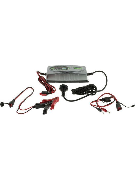 NEW HEAVY DUTY BATTERY CHARGER 12/24V 8 STAGE 7.5amp FULLY AUTOMATIC BOOST
