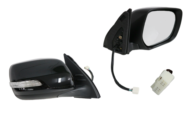 NEW RIGHT SIDE DOOR MIRROR FOR TOYOTA PRADO J150 11/13-ON BLINKER+FOLDING 7-PIN