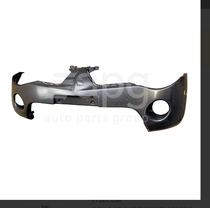 GENUINE FRONT BAR BUMPER FOR MITSUBISHI TRITON ML 7/06-8/09 FLARE-2PCS GRILLE TY