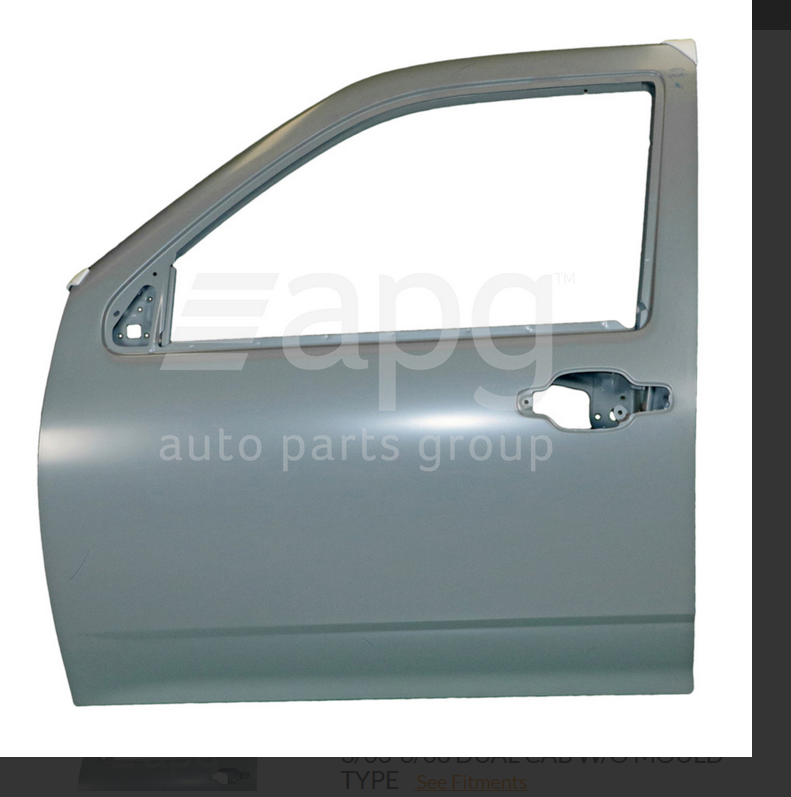 Genuine Front LEFT DOOR FOR Holden Rodeo 3/03-6/08 DUAL CAB W/O MOULD TYPE