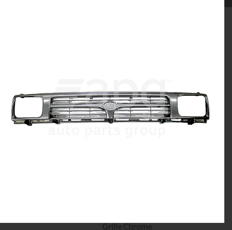 NEW FRONT GRILLE FOR TOYOTA HILUX 8/1994-8/1997  T-BAR TYPE SILVER