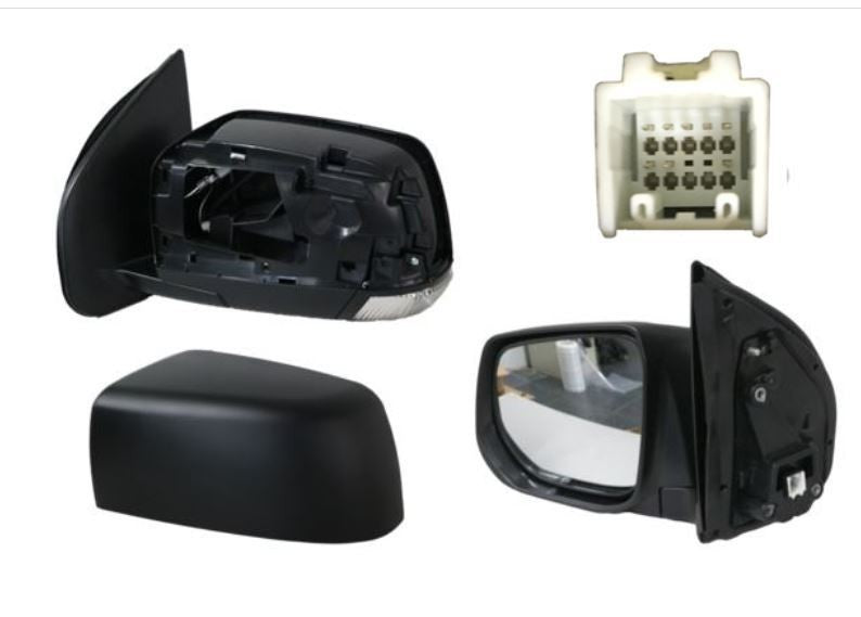 NEW LEFT SIDE DOOR MIRROR FOR ISUZU MU-X 2WD/4WD 11/13-01/17 FOLDING-TYPE 8-PIN