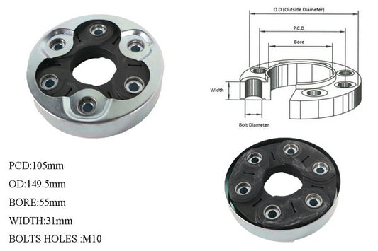NEW FRONT TAIL SHAFT COUPLING FOR VOLKSWAGEN CADDY 2K/2C 02/2005-05/15 TAILSHAFT