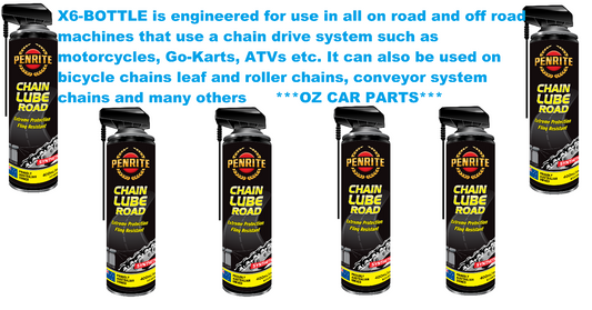 6 Pack Bulk Buy Penrite MC Motorcycle Chain Lube Road 400ML | MCCHAIN0004