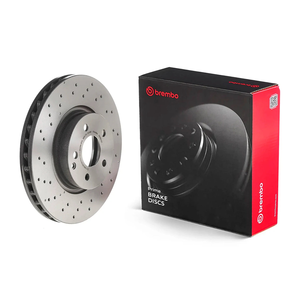 Brembo FRONT Drilled Disc Brake Rotor FOR Mercedes Benz C-Class 2007-2014 *322MM