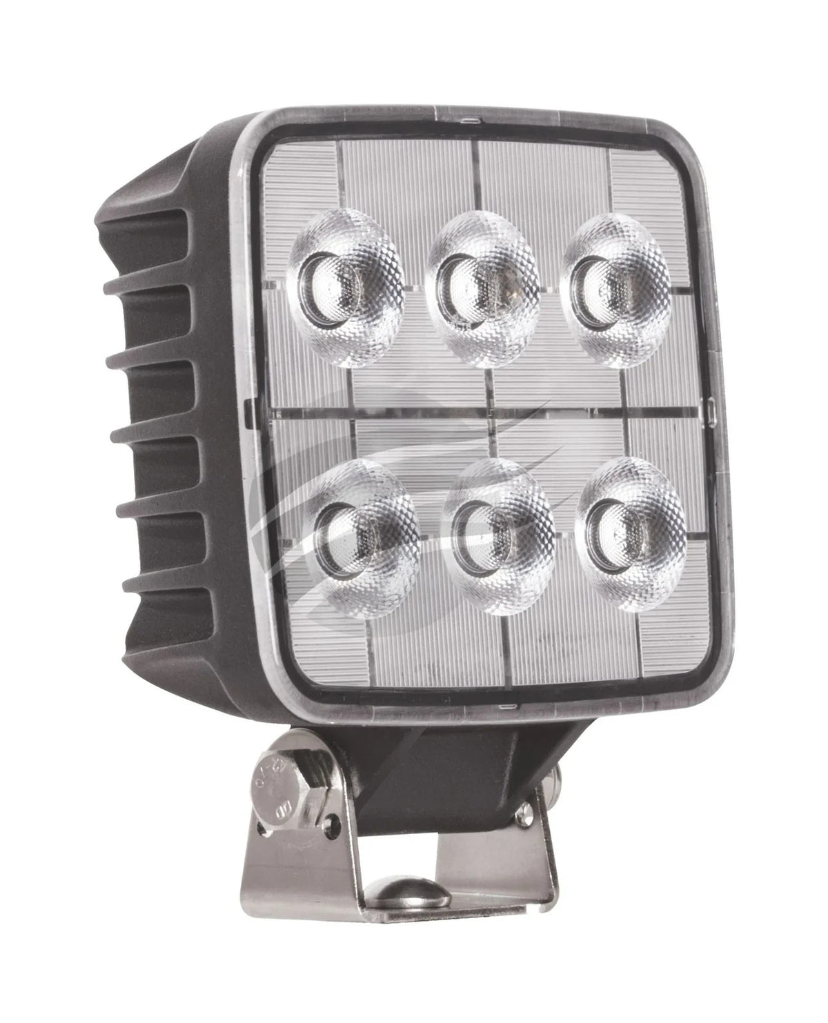 NEW HEAVY DUTY PAIR LED SQUARE WORKLAMP FLOOD BEAM 60 Deg 9-36V 24W 24 LED BLACK