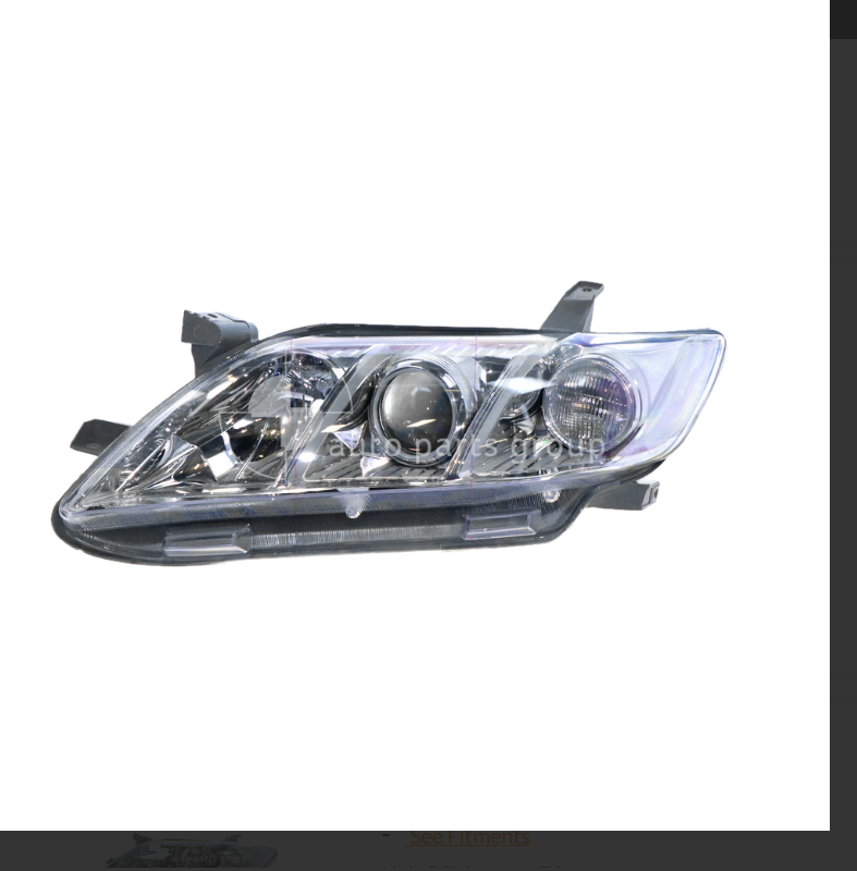 NEW LEFT HEADLIGHT FOR Toyota CAMRY Toyota Camry ACV40R 7/06-7/09 SEDAN HALOGEN