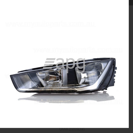 NEW LEFT HEADLIGHT FOR AUDI A1 X8 9/2015-8/2019 HATCH HALOGEN TYPE