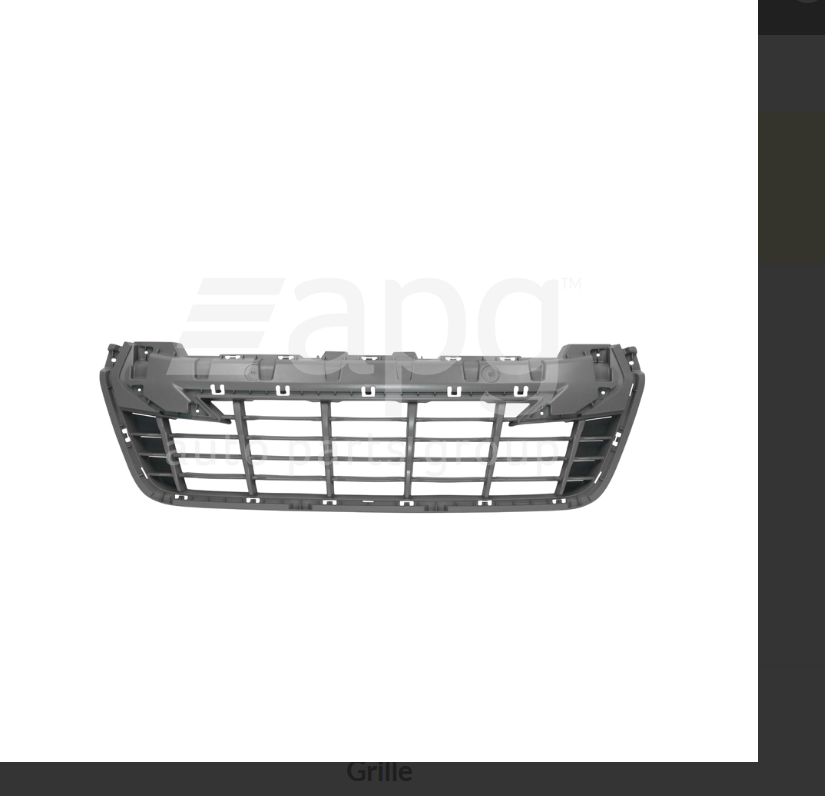 GENUINE FRONT GRILLE FOR ISUZU D-MAX 7/2020-ON LOWER SECTION DMAX