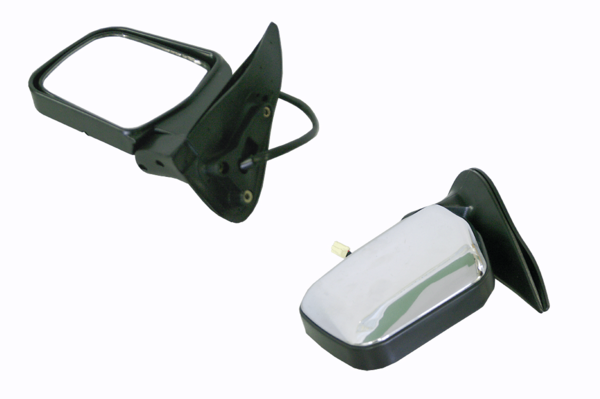NEW PASSENGER SIDE DOOR MIRROR FOR TOYOTA HILUX 10/1997 ~ 03/2005 CHROME-BLACK