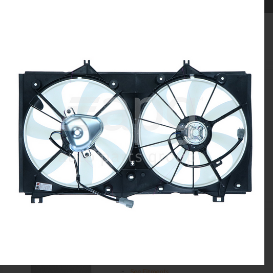 NEW RADIATOR FAN FOR TOYOTA CAMRY ACV40 7/2009-11/2011 2.4L 2AZFE 4CYL PETROL