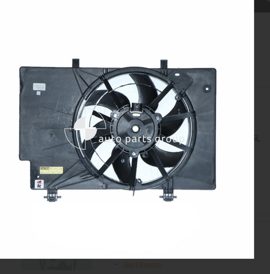 NEW COMPLETE RADIATOR FAN FOR FORD FIESTA 6/10-7/13 1.6L HHJC 4CYL PETROL