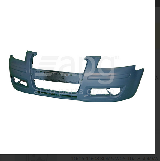 NEW FRONT BUMPER BAR FOR AUDI A3 10/05-10/08 3DR & 2/05-10/08 5DR W/O WASHER TYP