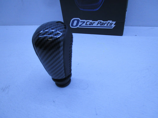 BLACK CARBON MANUAL GEAR KNOB FOR HOLDEN VE V6 SV6 WAGON UTE SEDAN ALL MODELS